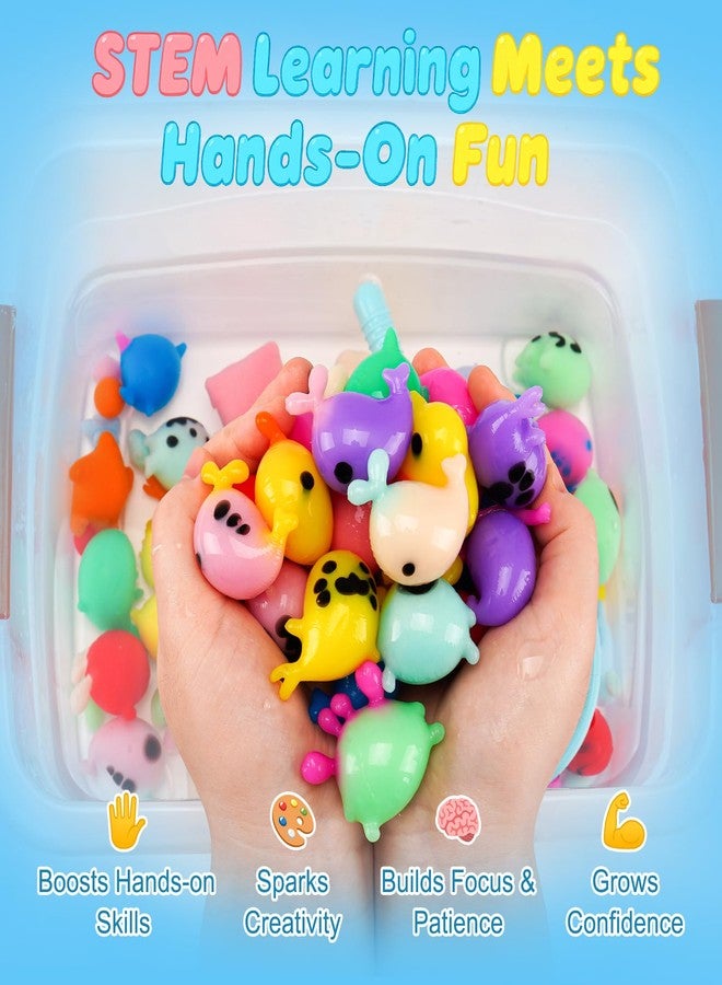 Teexpert Magic Water Elf Toy Kit - Art and Crafts for Kids Girls Boys Ages 3 4 5 6 7 8 9 10 11 12 - DIY Craft Toy Birthday to Make Aqua Fairy Squishy Water Pets - Image 4